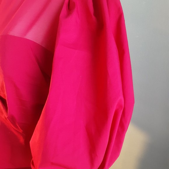 FUSHIA SWEETHEART BLOUSE by 7TH AVENUE DESIGN STUDIO NEW YORK & COMPANY - Picture 6 of 12